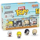 Funko Pop! Bitty: Naruto Shippuden - Minato Namikaze, Orochimaru, Tsunade, and Jiraiya - 0.9 Inch (2.2 Cm) - Anime Collectable - Gift Idea - Stackable Display Shelf Included