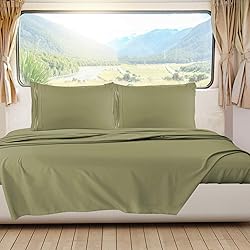 Clara Clark RV Queen Sheets, 6 Piece RV Sheets Set