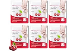 LINGHAOLH Hydrating Hand Masks, 6PCS Hand Mask Moisturizing Gloves for Men Women, Smooth Long Lasting Soft Exfoliating Hand Peeling Spa Mask Moisturizer Beauty Gift Set for Dry Cracked Rough Dull Hands (B)
