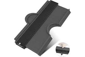 KEGOUU Contour Gauge 10 Inch Profile Gauge Measure Ruler Contour Duplicator for Precise Measurement Tiling Laminate Wood Mark