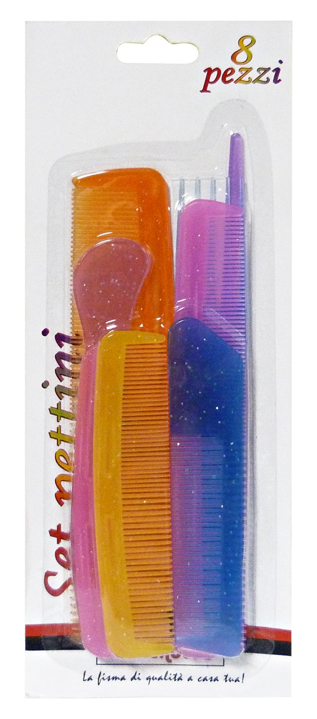 Glooke Selected Set of 12 Assorted Hair Clips x 8 Pieces CASRE4791 Hair Products, Multicoloured, One Size