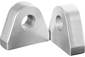 USVEHJ Weld on Shackle Clevis Mounts 1" Thick Steel for Offroad Trucks, Trailers, Hydraulic Tractor Buckets (2 Pack)