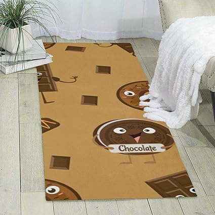 Amazon Com Bghnifs Chocolate Print Area Rug Runner Rug