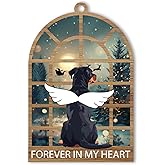 BlinkWishes Rottweiler Christmas Ornament, for Rottweiler Owner, Rottweiler Lover, Dog Mom, Dad, Rottweiler Memorial Ornament Gift for Loss of Dog Tree Decor