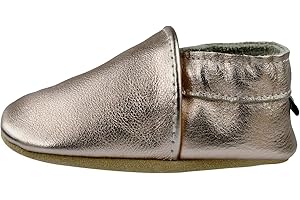 iEvolve Baby Leather Shoes Soft First Walker Shoes Crib Shoes Moccasins for Toddlers