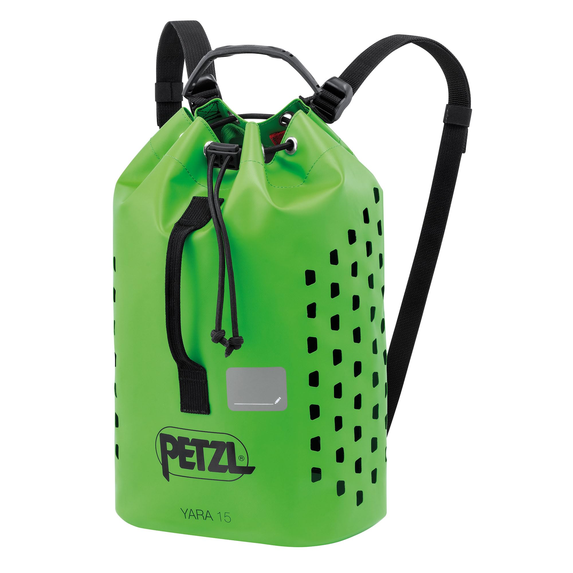 PETZL, Yara Club 15, Small Ability Holder Bag For Torrentism, Green Black, 15L, Unisex Adult