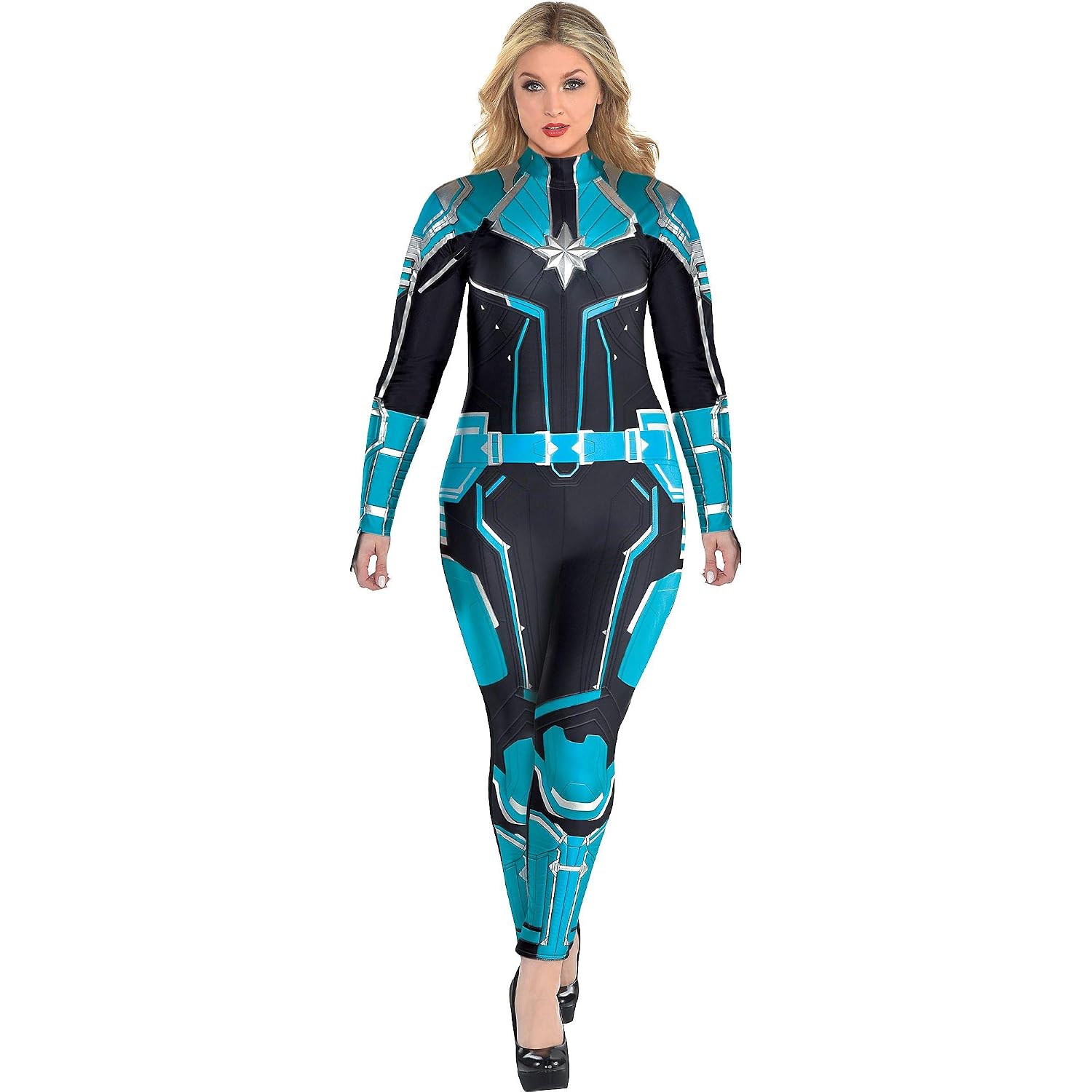 Captain Marvel Starforce Halloween Costume for Women