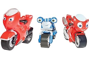 Ricky Zoom Hank & The Bike Buddies Motorcycle Toys (Set of 3), Multi
