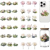 Dorsbaby 24 Stück UV DTF Cup Wrap - Lesezeichen Papier Mit Buchmuster-Design