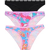 Bonds womens High-cut Bikini Panties 3-pack – Stretch Cotton-blend, Soft Everyday Comfort