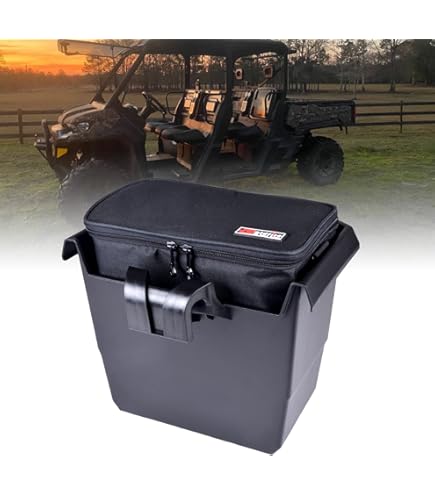 Defender Center Underseat Storage Bin Ice Bag, PSLER Removable Under Seat Storage Box Dry Box