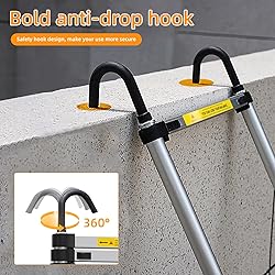 ZenAscend 10.5ft Telescoping Ladder, Multi-Purpose