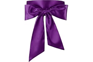 Glitopper Women Satin Waist Belts Dress Sash Waist Belt for Special Occasion Bridal Wedding Prom Formal 3.5'' Wide
