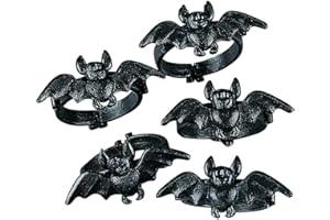 Fun Express - Plastic Bat Rings for Halloween - Jewelry - Jewelry General - Rings - Halloween - 144 Pieces