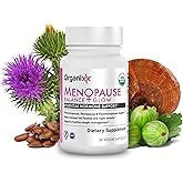 Organixx Menopause Balance + Glow, Womens Supplement with Ashwagandha, Reishi Mushroom, and Milk Thistle, Plant Based Adaptogens and Superfood Blend, Dairy, Soy & Gluten Free, Non GMO, 30 Capsules
