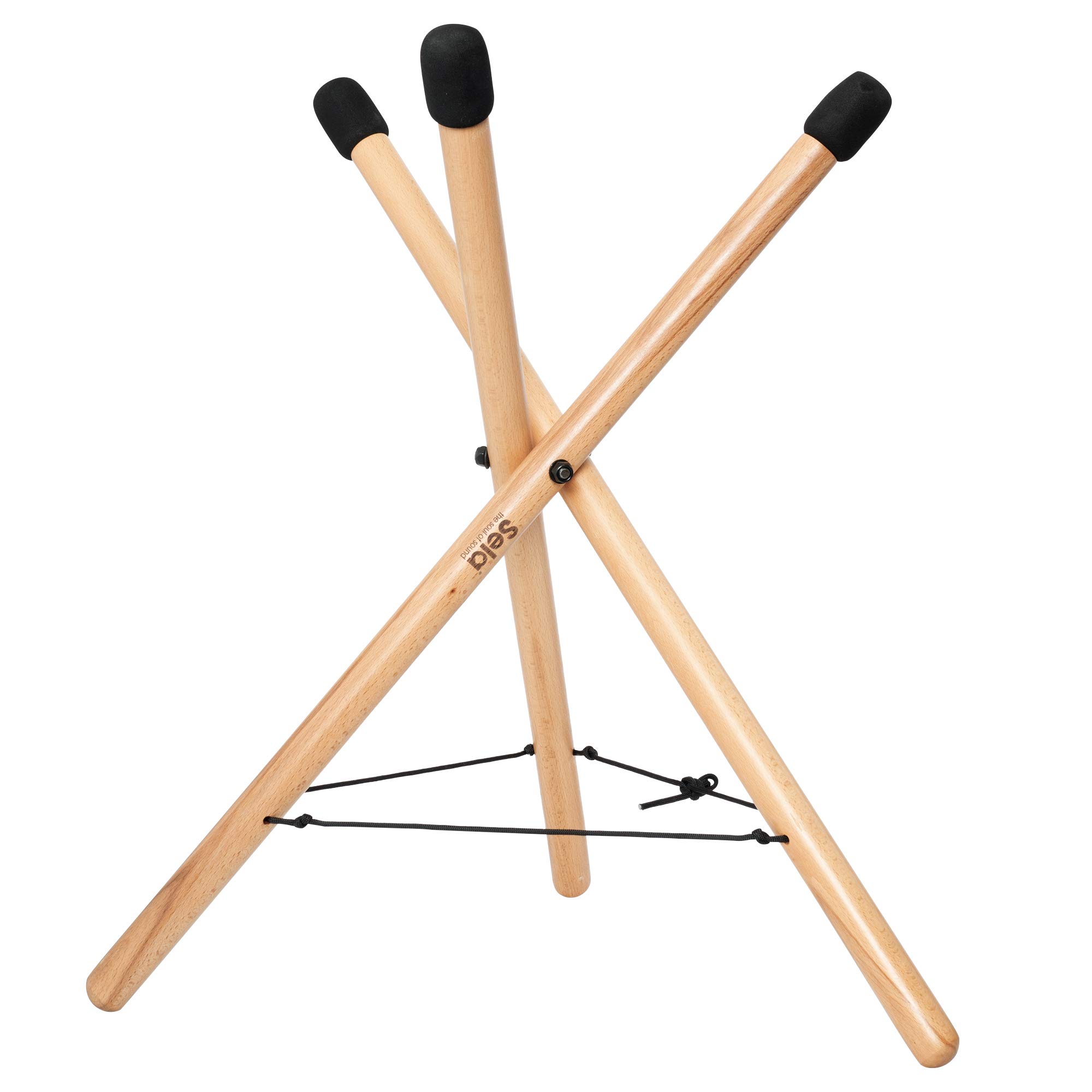 Sela SE 199 Handpan Stand, Medium, Percussion Stand, Foldable, Beech Wood, Adjustable Height
