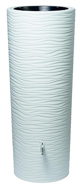 NATURA 2in1 Regenspeicher 350 L, arctic mit integrierter Pflanzschale