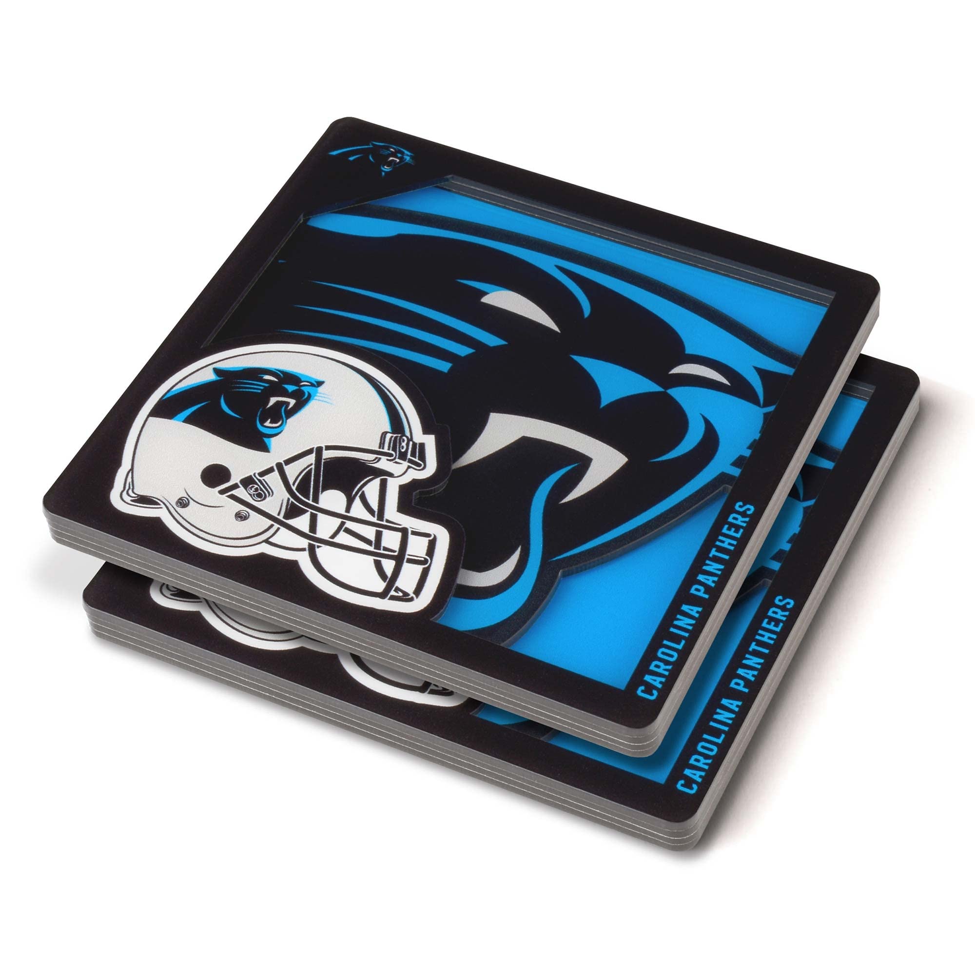 YouTheFan NFL Carolina Panthers Logo Series Coaster