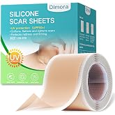 Dimora UPF50+ Silicone Scar Sheets, 1.6"x78.7" Roll | UV Protection, Reusable, Soften, Flatten Fade Scars, Reduce Redness