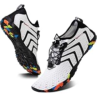 Water Shoes Mens Womens Beach Swim Shoes Quick-Dry Aqua Socks Pool Shoes for Surf Yoga Water Aerobics
