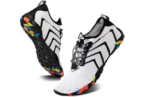 WateLves Water Shoes Mens Womens Barefoot Beach Swim Shoes Quick-Dry Aqua Socks Pool Shoes for Surf Yoga Water Aerobics