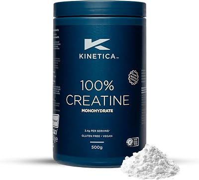 Kinetica Creapure Creatine Monohydrate Unflavoured 500g 147 Servings