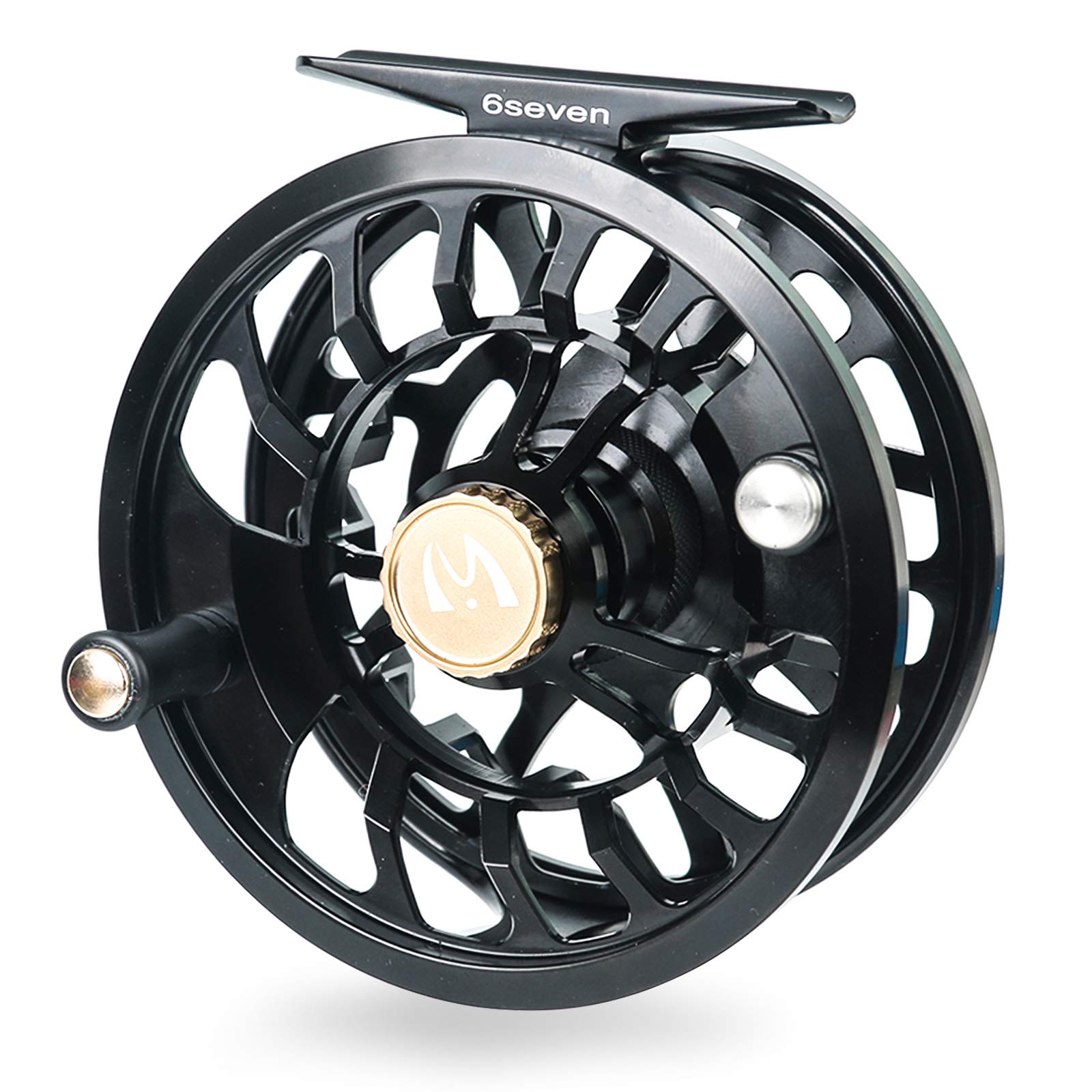 MAXIMUMCATCH Maxcatch Dunn Fly Reel Saltwater Waterproof Fly Fishing Reel Fully Sealed Drag 2-7wt (Mattle Black, 2/4wt)