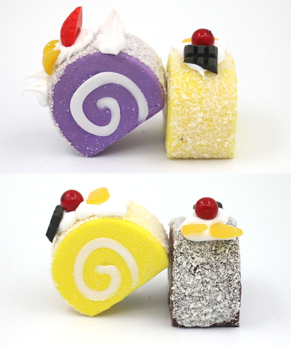 6 Couleur Gateau Artificiel Realiste Faux Gateau Maison Modele Mixte Dartisanat Photography Accessoires Materiel Swiss Roll De Decoration Dinterieur Fruits Artificiels Ameublement Et Decoration Lawawarenesssociety In