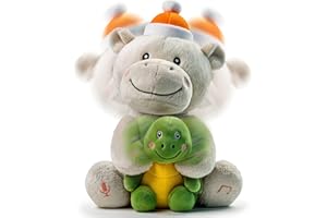 eJog Pup Dancing Talking Baby Music Toys, Mimicking Twisting Electronic Soft Plush Hippo Toy with Record & Repeating What You