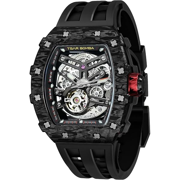Amazon.com: TSAR BOMBA Luxury Automatic Watches for Men - Ceramic