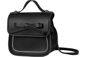 HDE Small Fashion Purse for Little Girls Pastel Toddler Kids Bag Cute Bow