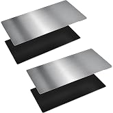HIKUDIY 2 PCS Flex Build Plate, Spring Steel Flexible Plate Flex Bed and Magnetic Base Platform for ELEGOO Saturn 4 /Saturn 4 Ultra/Saturn 3/Saturn 3 Ultra/Saturn 2 8K/Saturn 8K 3D Printer, 224x129mm