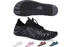 SIOSNETA Hike Barefoot Shoes for Women Men, Breathable Non-Slip Athletic Footwear, Wide Toe Water Shoes for Hiking, Non-Slip Neuropathy Shoes for Women Men, Grounded Comfort wear