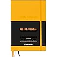 LEUCHTTURM1917 The Official Bullet Journal Edition 2 - Notebook Built for BuJo, Medium A5 204 Pages of 120gsm Paper, with Bujo Pocket Guide (Yellow24)