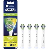 Oral-B Floss Action Replacement Brush Heads for an Oral-B Electric Toothbrush, Pack of 4