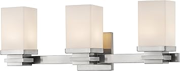 Z Lite Avige Led 22 Inch Vanity Light Wall Light In 3 Brushed Nickel Amazon Com