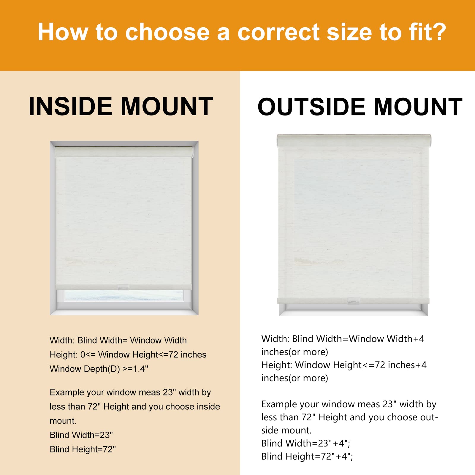 Persilux Cordless Roller Shades Light Filtering