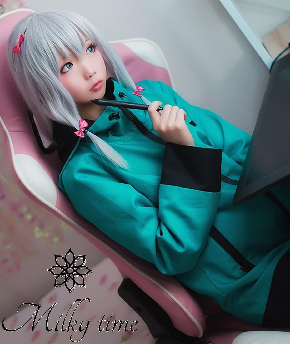 Amazon Milky Time ウィッグ付き エロマンガ先生 和泉 紗霧 いずみ さぎり 風 衣装 マウンテンパーカー コスチューム L コスプレ 仮装 通販 Amazon Milky Time ウィッグ付き エロマンガ先生 和泉 紗霧 いずみ さぎり 風 衣装 マウンテンパーカー コスチューム L コスプレ 仮装 通販