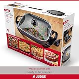 Judge Electric Skillet Non-Stick Multicooker 30cm with Glass Lid view 5