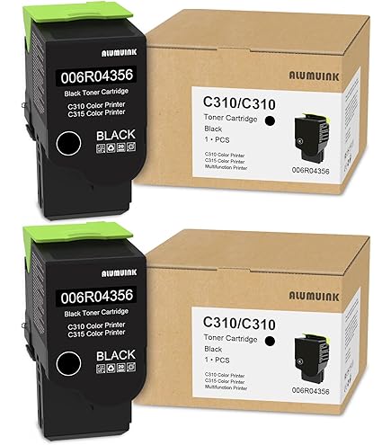 Meagiis C310 C315 Cartouche De Toner Compatible Pour Xerox C310 C315 Toner 006R04356 006R04357 006R04358 006R04359 Pour Xerox C310 C310DNI C310DNIM C315 C315DNI (1 Noir, 1 Cyan, 1 Jaune, 1 Magenta