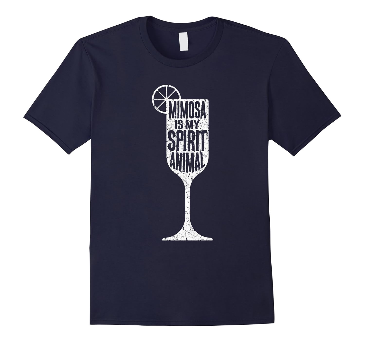 Mimosa Is My Spirit Animal Funny Humor Drink T Shirt-Rose