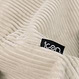 icon Kingston Cord Bean Bag Set of 2 Stone Beige Large 85cm view 7