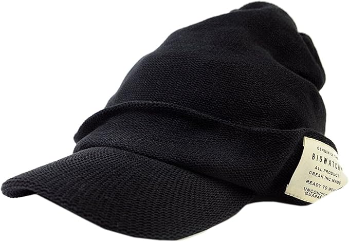 Amazon ビッグワッチ 帽子 大きいサイズ ヘンプ シェード ニットキャップ ブラック グレージュ Th 01 メンズ L Xl ニット 通販