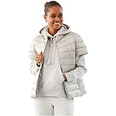 Martha Stewart Women’s Quilted Down Puffer Vest, Lightweight Short Sleeve Jacket with Pockets, Warm Winter Coat