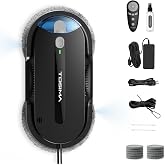 Tosima X1 Window Cleaning Robot &ndash; Dual-Nozzle Ultrasonic Water Atomization, 85 ml Visible Water Tank, Automatic Window Cleaner for Large &amp; Small Windows