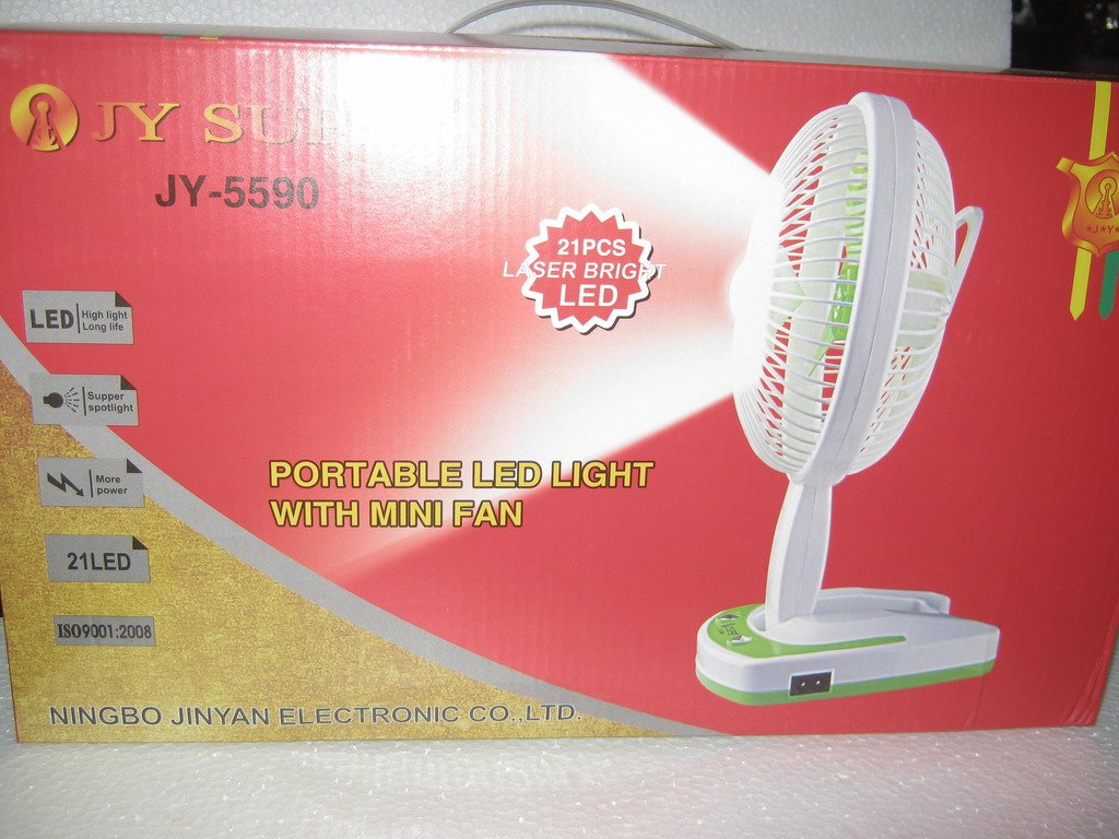 jy super 5590 powerful rechargeable fan