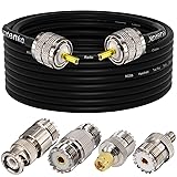 YOTENKO CB Coax Cable,RG58 Coaxial Cable