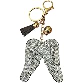 Popfizzy Rhinestone Keychains for Women and Girls, Bling Purse Charms, Birthday Gifts for Her, Backpack Accessory, Bag Charms
