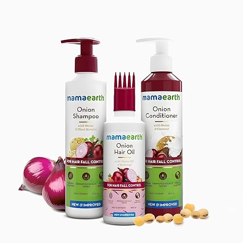 Mamaearth Onion Hair Care Kit Hair Fall Control with 150ml Onion