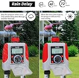 Aqualin Water Sprinkler Timer 2 Outlets Garden Irrigation Controller view 3
